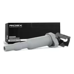 Image of RIDEX Ignition coil 689C0147 Coil pack,Ignition coil pack BMW,PEUGEOT,CITROEN,3 Touring (E91),3 Limousine (E46),3 Limousine (E90),5 Limousine (E60)