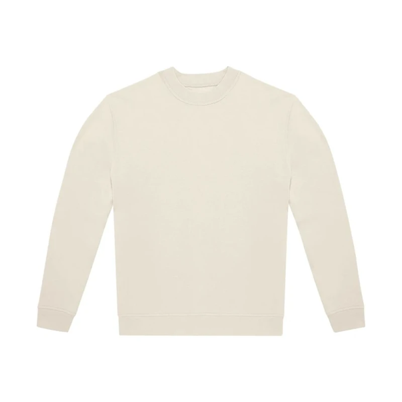 Image of B&C Mens ID.332 Crew Neck Sweatshirt in Off-White Size: XS Off-White Male XS