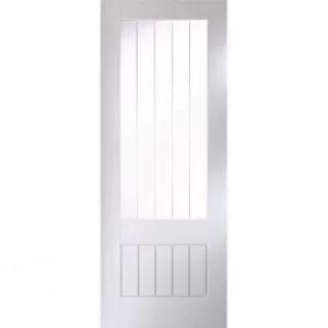 Image of Cottage White Primed Etch Glazed Interior Door 1981 x 838mm