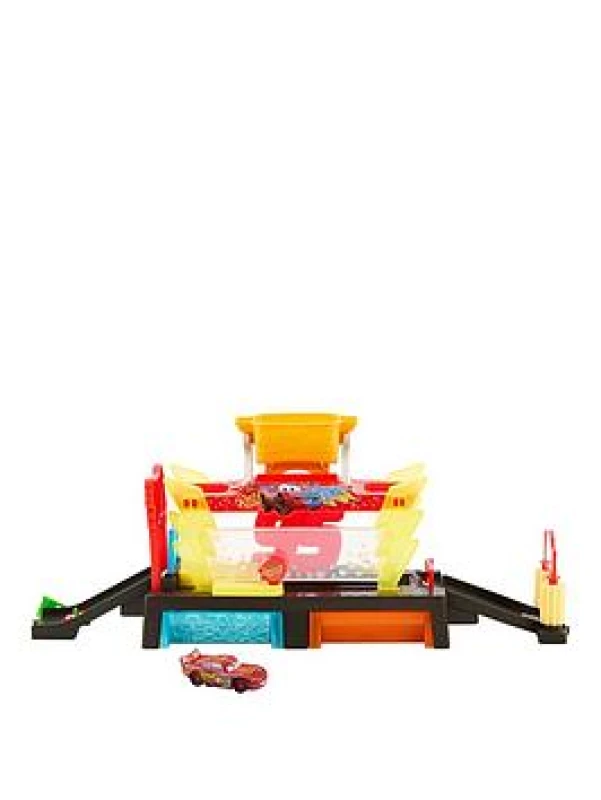 Image of Disney Pixar Cars Disney & Pixar Cars Colour Changers Car Wash Playset