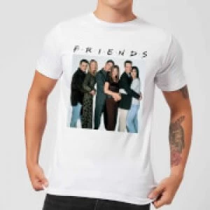Image of Friends Group Shot Mens T-Shirt - White - L