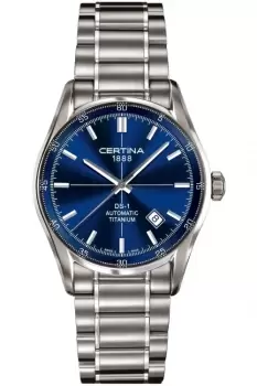 Image of Mens Certina DS-1 Titanium Automatic Watch C0064074404100