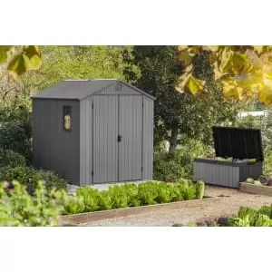 Image of Keter Darwin 6 x 8ft Shed - Grey