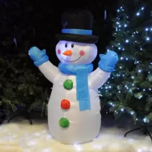 Image of 120cm (4ft) Tall Inflatable Indoor / Outdoor Christmas Snowman