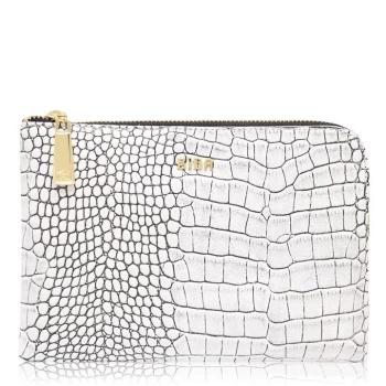 Image of Biba BIBA Mini Pouch Purse - White Croc
