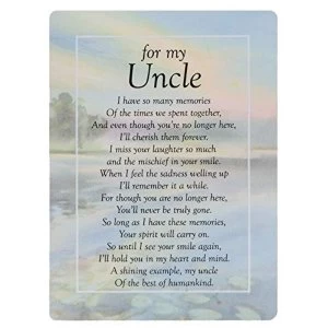 Image of Graveside Memorial Cards - For My Uncle