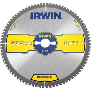 Image of Irwin Multi Material Circular Saw Blade 305mm 84T 30mm