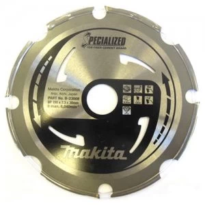 Image of Makita SPECIALIZED Fibre Cement Cutting Saw Blade 190mm 4T 30mm