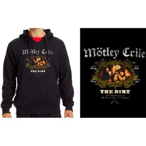Image of Motley Crue - The Dirt Mens Medium Pullover Hoodie - Black