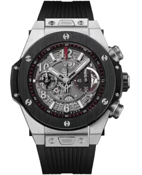 Image of Hublot Big Bang Titanium Automatic Skeleton 45mm Mens Watch 411.NM.1170.RX 411.NM.1170.RX