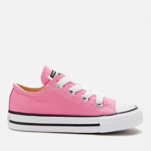 Image of Converse Toddlers Chuck Taylor All Star Ox Trainers - Pink - UK 4 Toddler - Pink