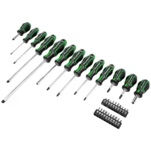 Image of AK4370HV Screwdriver & Bit Set 33pc GripMAX - Hi-Vis - Sealey