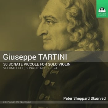 Image of Giuseppe Tartini 30 Sonate Piccole for Solo Violin Sonatas Nos 19-24 - Volume 4 by Giuseppe Tartini CD Album