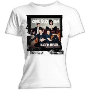 Image of One Direction - Made in the A.M. Womens Small T-Shirt - White