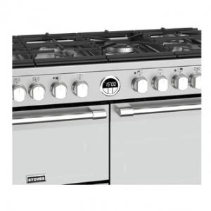 Image of Stoves 444444492 Sterling S1000DF 100cm Dual Fuel Range Cooker in St S