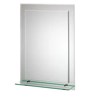 Image of Croydex Devoke Rectangular Double Layer Mirror with Shelf