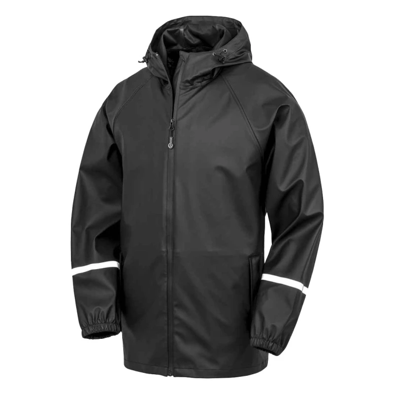Image of Result Result Men Prism PU Waterproof Jacket in Black Size: X-Small Black XS Male 5063703725873