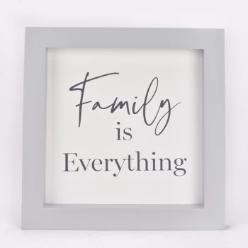 Image of Moments Wall Plaque - Family is Everything 22cm