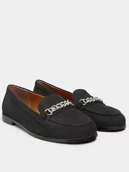 Image of Long Tall Sally Chain Loafer - Black, Size 8, Women