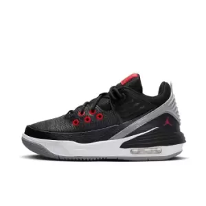 Image of nike MAX AURA 5 GS, BLACK/UNIVERSITY RED-WHITE-CEMENT GREY