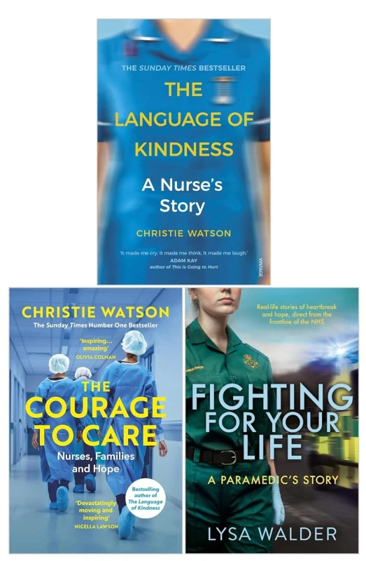 Image of The Language of Kindness, The Courage to Care and Fighting For Your Life by Christie Watson, Lysa Walder Christie Watson, Lysa Walder Books