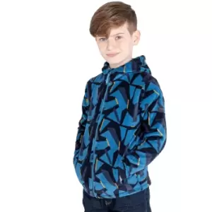Image of Dare 2b Boys Gambol Hooded Full Zip Fleece Jacket 5-6 Years- Chest 24', (60cm)