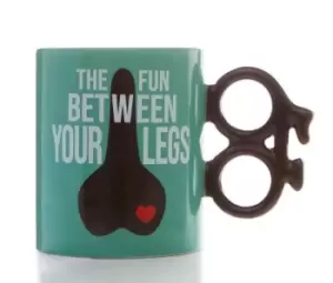 Image of Fun Between Legs' Bike Mug