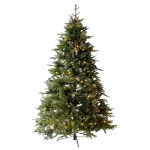 Image of Charles Bentley Luxury Pre-Lit Faux Hinged Christmas Tree