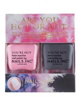 Image of Nails Inc Are You Hot Or Not? Nail Polish Duo