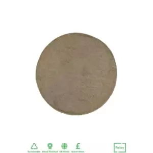 Image of Relay Latte Circle Rug 200cm