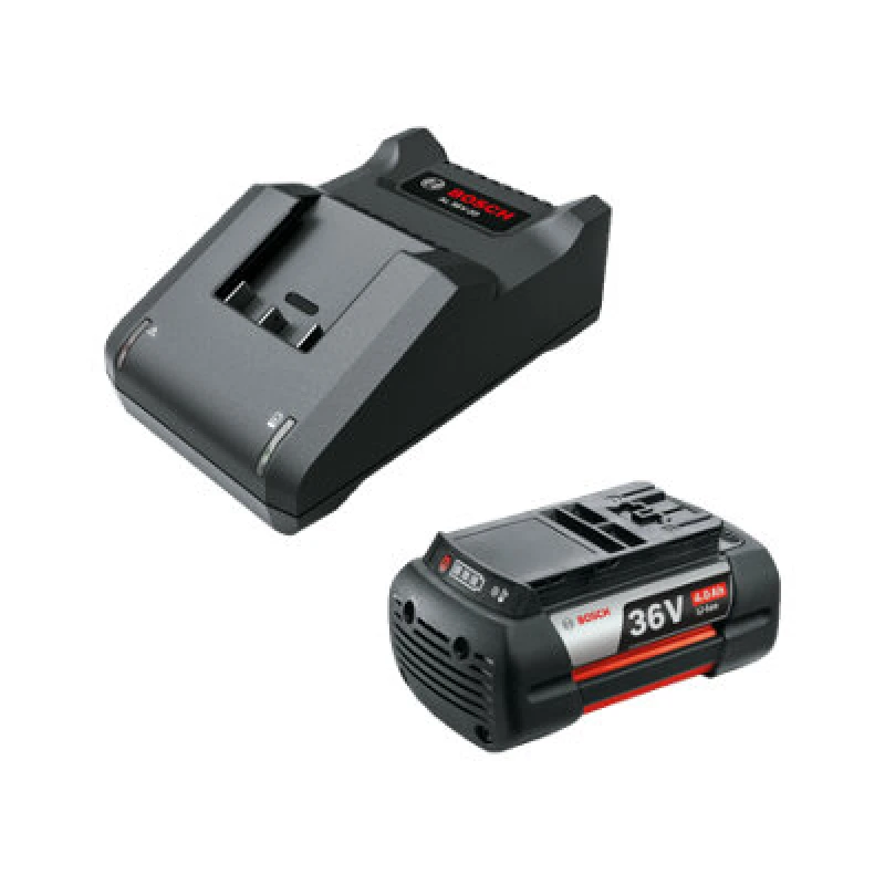 Image of Bosch Genuine Blue and GREEN 36v Cordless Li-ion Battery 4ah and Charger Battery Amp Hours: 4ah