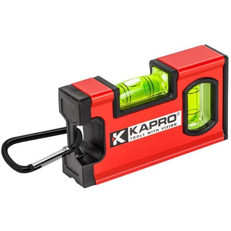 Image of Kanna Kapro 771 TWIN Mini Level with Carabiner 10cm Red