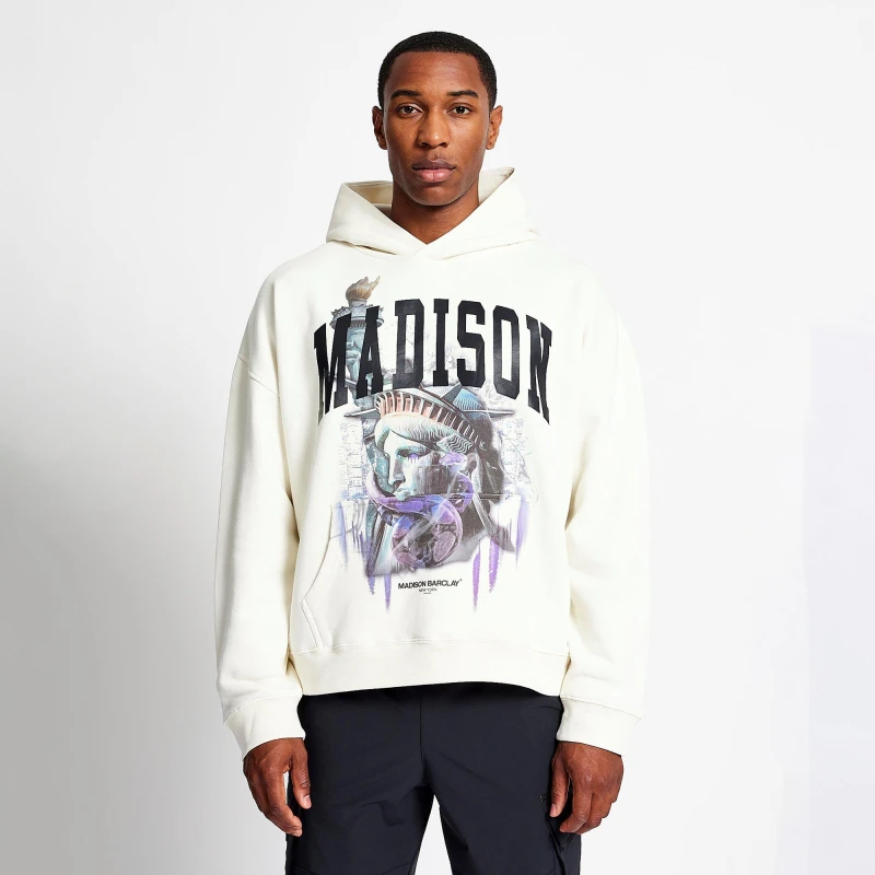Image of Madison Barclay Liberty Hoodie - White White XS