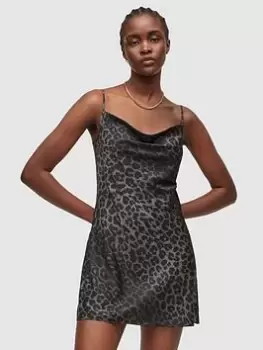 Image of Allsaints Haddi Leopard Dress