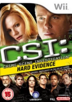 Image of CSI Crime Scene Investigation Hard Evidence Nintendo Wii Game