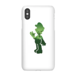 Image of Nintendo Super Mario Luigi Silhouette Phone Case - iPhone X - Snap Case - Matte