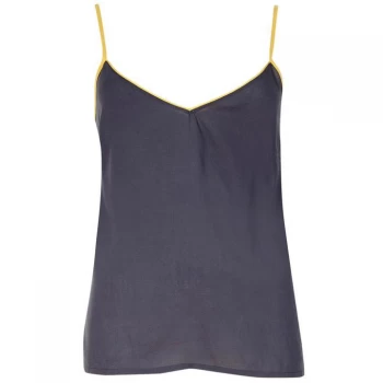 Image of Cyberjammies Cami Shorts Pyjama Set - Mustard/Floral