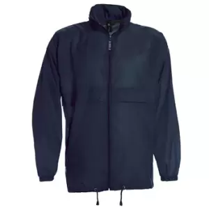 Image of B&C Sirocco Mens Lightweight Jacket / Mens Outer Jackets (M) (Navy Blue)