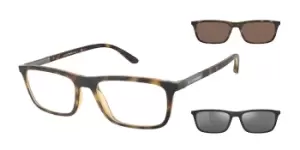 Image of Emporio Armani Eyeglasses EA4160 with Clip-On /V 58021W