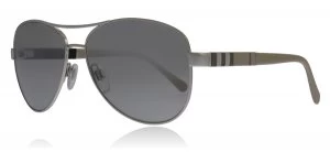 Image of Burberry 3080 Sunglasses Silver 1005-6V 59