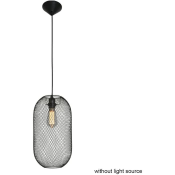 Image of Sienna Lighting - Sienna Bodine Dome Pendant Ceiling Lights Black Matt