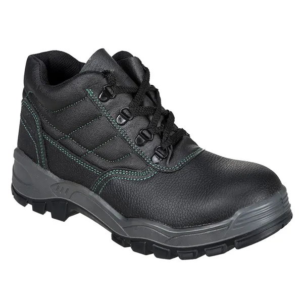 Image of Portwest Steelite Steel Toe Cap Safety Boots FW21BKR38 Colour: Black