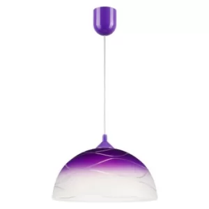 Image of Dome Pendants Purple, 1x E27