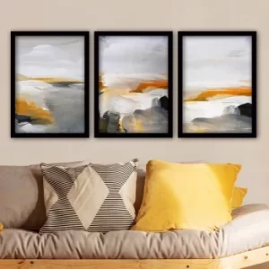 Image of 3SC62 Multicolor Decorative Framed Painting (3 Pieces)