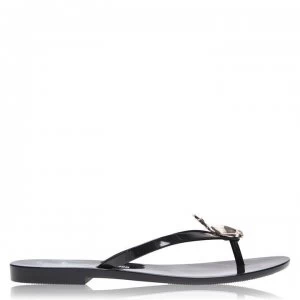 Image of Vivienne Westwood X Melissa Harmonic Flip Flops - Black