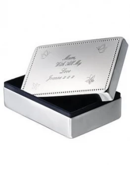 Image of Personalised Butterfly Jewellery Box, Women