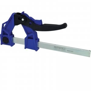 Image of Faithfull Heavy Duty Lever Clamp 160mm 60mm
