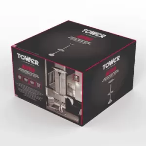 Image of Tower Astrid 2Kw Patio Heater Table Dual Halogen 1000/2000W - Black