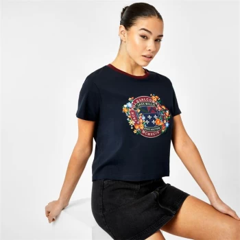 Image of Jack Wills Emlyn Graphic T-Shirt - Navy