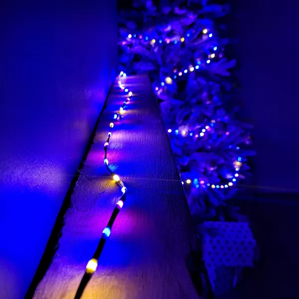 Image of 8.7m Indoor Outdoor Flexibrights Christmas Lights with 250 Rainbow LEDs
